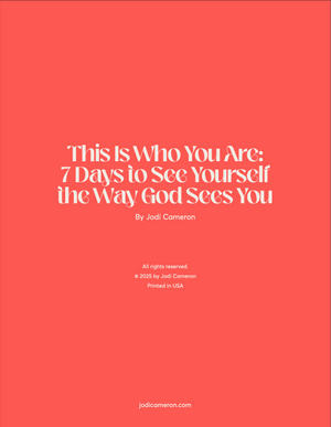 This is Who You Are - A seven day devotional (PDF)